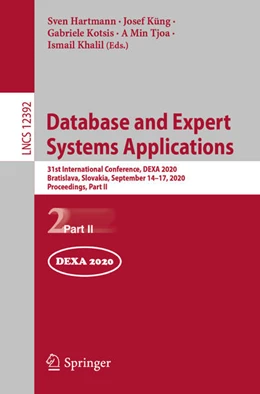 Abbildung von Hartmann / Küng | Database and Expert Systems Applications | 1. Auflage | 2020 | beck-shop.de