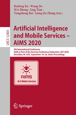 Abbildung von Xu / de | Artificial Intelligence and Mobile Services - AIMS 2020 | 1. Auflage | 2020 | beck-shop.de