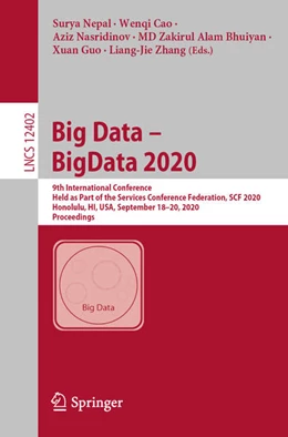 Abbildung von Nepal / Cao | Big Data - BigData 2020 | 1. Auflage | 2020 | beck-shop.de