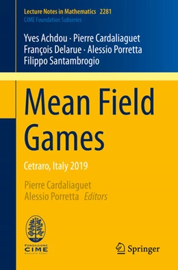 Abbildung von Achdou / Cardaliaguet | Mean Field Games | 1. Auflage | 2021 | beck-shop.de