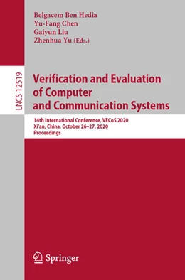 Abbildung von Ben Hedia / Chen | Verification and Evaluation of Computer and Communication Systems | 1. Auflage | 2020 | beck-shop.de