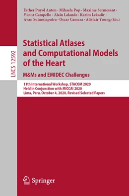 Abbildung von Puyol Anton / Pop | Statistical Atlases and Computational Models of the Heart. M&Ms and EMIDEC Challenges | 1. Auflage | 2021 | beck-shop.de