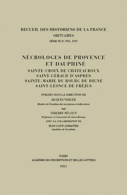 Abbildung von Nécrologes de Provence et Dauphiné | 1. Auflage | 2021 | beck-shop.de
