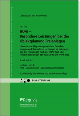 Abbildung von HOAI – Besondere Leistungen bei der Objektplanung Freianlagen | 2. Auflage | 2021 | Heft 29 | beck-shop.de