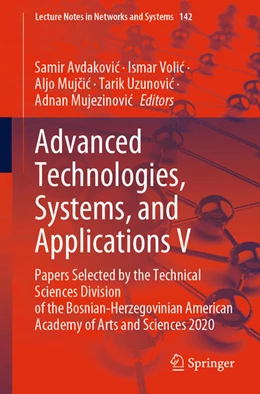 Abbildung von Avdakovic / Volic | Advanced Technologies, Systems, and Applications V | 1. Auflage | 2020 | beck-shop.de