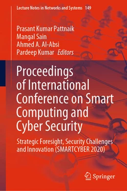 Abbildung von Pattnaik / Sain | Proceedings of International Conference on Smart Computing and Cyber Security | 1. Auflage | 2020 | beck-shop.de