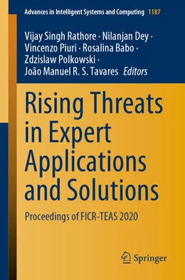 Abbildung von Rathore / Dey | Rising Threats in Expert Applications and Solutions | 1. Auflage | 2020 | beck-shop.de