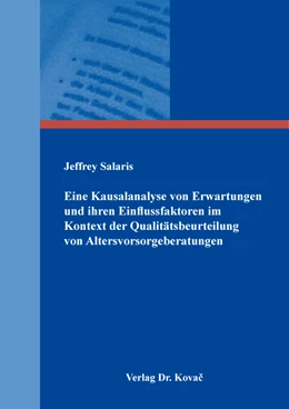 Abbildung von Salaris | Eine Kausalanalyse von Erwartungen und ihren Einflussfaktoren im Kontext der Qualitätsbeurteilung von Altersvorsorgeberatungen | 1. Auflage | 2021 | 89 | beck-shop.de