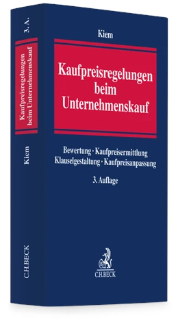 Abbildung von Kiem | Kaufpreisregelungen beim Unternehmenskauf | 3. Auflage | 2023 | beck-shop.de