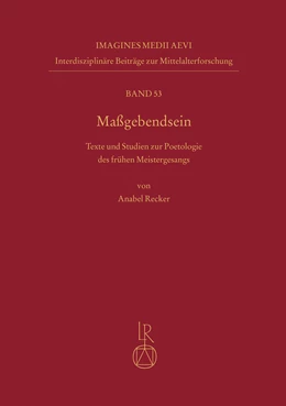 Abbildung von Recker | Maßgebendsein | 1. Auflage | 2021 | beck-shop.de
