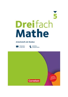 Abbildung von Dreifach Mathe 5. Schuljahr - Zu allen Ausgaben - Arbeitsheft mit Medien und Lösungen | 1. Auflage | 2021 | beck-shop.de