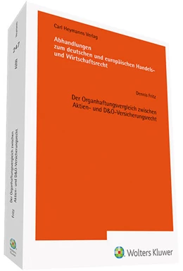 Abbildung von Fritz | Der Organhaftungsvergleich zwischen Aktien- und D&O-Versicherungsrecht (AHW 247) | 1. Auflage | 2021 | beck-shop.de