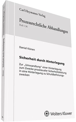 Abbildung von Könen | Sicherheit durch Hinterlegung (PA 136) | 1. Auflage | 2021 | beck-shop.de
