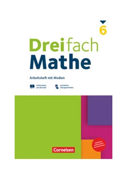 Abbildung von Dreifach Mathe 6. Schuljahr - Zu allen Ausgaben - Arbeitsheft mit Medien und Lösungen | 1. Auflage | 2021 | beck-shop.de