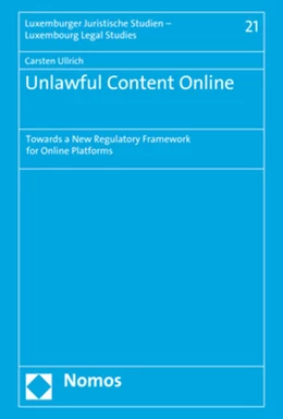 Abbildung von Ullrich | Unlawful Content Online | 1. Auflage | 2021 | beck-shop.de