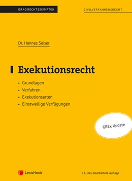 Abbildung von Seiser | Exekutionsrecht (Skriptum) | 13. Auflage | 2021 | beck-shop.de