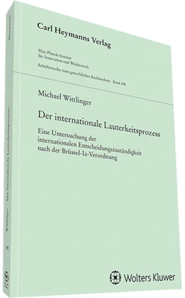 Abbildung von Wittlinger | Der internationale Lauterkeitsprozess | 1. Auflage | 2021 | beck-shop.de
