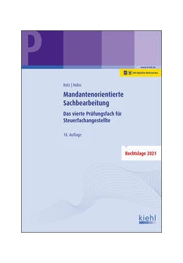 Abbildung von Kotz / Hubo | Mandantenorientierte Sachbearbeitung | 18. Auflage | 2021 | beck-shop.de