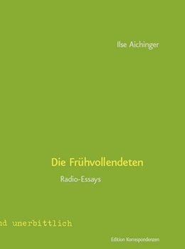 Abbildung von Aichinger | Die Frühvollendeten | 1. Auflage | 2021 | beck-shop.de