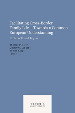 Abbildung von Pfeiffer / Lobach | Facilitating Cross-Border Family Life - Towards a Common European        Understanding | 1. Auflage | 2021 | beck-shop.de