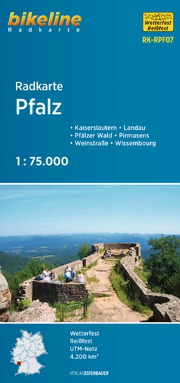 Abbildung von Esterbauer Verlag | Radkarte Pfalz 1 : 75.000 (RK-RPF07) | 3. Auflage | 2022 | beck-shop.de