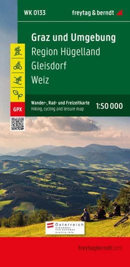 Abbildung von Freytag & Berndt | Graz und Umgebung, Wander-, Rad- und Freizeitkarte 1:50.000, freytag & berndt, WK 0133 | 1. Auflage | 2023 | beck-shop.de