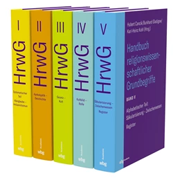 Abbildung von Cancik / Gladigow | Handbuch religionswissenschaftlicher Grundbegriffe (HrwG). 5 Bände | 1. Auflage | 2021 | beck-shop.de