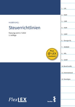 Abbildung von Hilber | FlexLex Steuerrichtlinien | 1. Auflage | 2022 | beck-shop.de