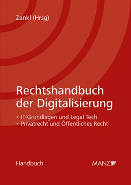 Abbildung von Zankl | Rechtshandbuch der Digitalisierung | 1. Auflage | 2021 | beck-shop.de