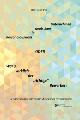 Abbildung von Paul | PERSONALAUSWAHL IN DEUTSCHEN UNTERNEHMEN ODER WAR ´S WIRKLICH DER 