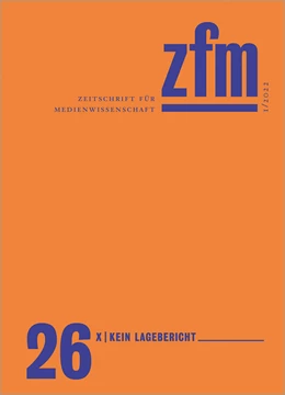 Abbildung von Gesellschaft für Medienwissenschaft e. V. | Zeitschrift für Medienwissenschaft 26 | 1. Auflage | 2022 | beck-shop.de