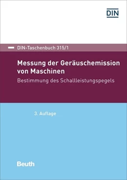 Abbildung von Messung der Geräuschemission von Maschinen - Buch mit E-Book | 3. Auflage | 2025 | beck-shop.de