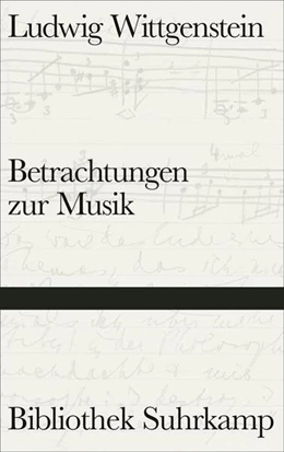 Abbildung von Wittgenstein / Zimmermann | Betrachtungen zur Musik | 1. Auflage | 2022 | beck-shop.de
