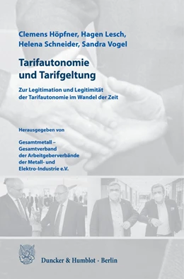 Abbildung von Höpfner / Lesch | Tarifautonomie und Tarifgeltung. | 1. Auflage | 2021 | beck-shop.de