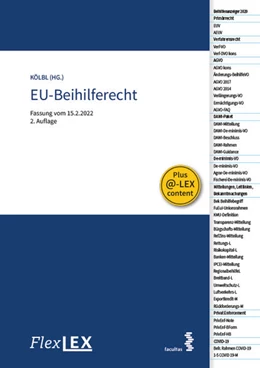 Abbildung von Kölbl | FlexLex EU-Beihilferecht | 2. Auflage | 2022 | beck-shop.de