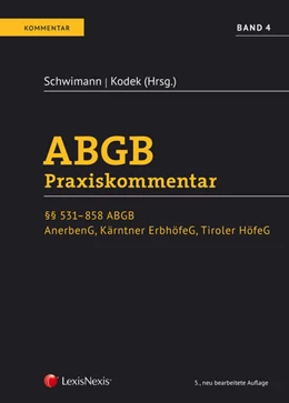 Abbildung von Schwimann / Eccher | ABGB Praxiskommentar - Band 4 | 5. Auflage | 2018 | beck-shop.de