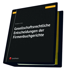 Abbildung von Birnbauer / Saria | Gesellschaftsrechtliche Entscheidungen der Firmenbuchgerichte | 20. Auflage | 2018 | beck-shop.de