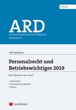 Abbildung von Bleyer / Lindmayr | Personalrecht und Betriebswichtiges 2019 | 21. Auflage | 2019 | beck-shop.de