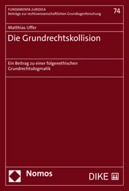 Abbildung von Uffer | Die Grundrechtskollision | 1. Auflage | 2021 | 74 | beck-shop.de