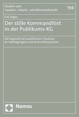 Abbildung von Dogan | Der stille Kommanditist in der Publikums-KG | 1. Auflage | 2021 | beck-shop.de