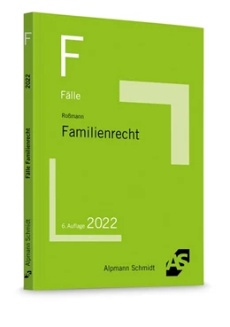 Abbildung von Roßmann | Fälle Familienrecht | 6. Auflage | 2022 | beck-shop.de