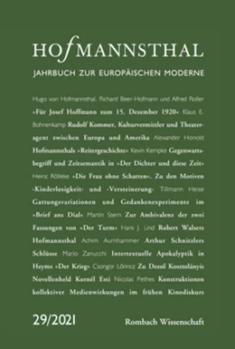 Abbildung von Bergengruen / Honold | Hofmannsthal – Jahrbuch zur europäischen Moderne | 1. Auflage | 2021 | beck-shop.de