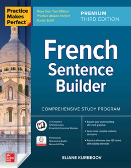 Abbildung von Kurbegov | Practice Makes Perfect: French Sentence Builder, Premium Third Edition | 1. Auflage | 2022 | beck-shop.de