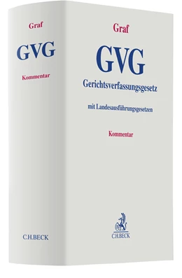 Abbildung von Graf | Gerichtsverfassungsgesetz: GVG | 1. Auflage | 2023 | beck-shop.de