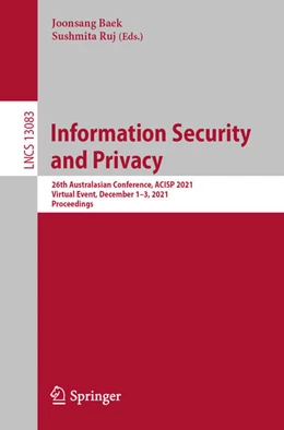 Abbildung von Baek / Ruj | Information Security and Privacy | 1. Auflage | 2021 | beck-shop.de