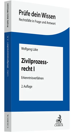 Abbildung von Lüke | Zivilprozessrecht I | 2. Auflage | 2025 | beck-shop.de