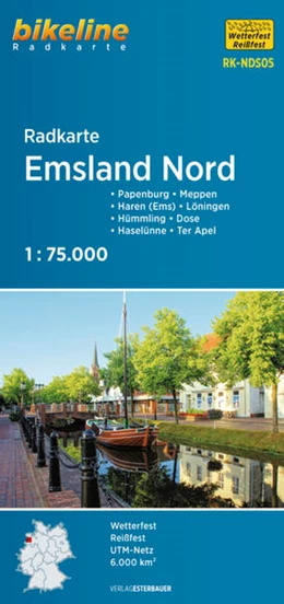 Abbildung von Esterbauer Verlag | Radkarte Emsland Nord (RK-NDS05) | 2. Auflage | 2022 | beck-shop.de