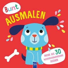 Abbildung von Bunt ausmalen (Cover rot / Hund) | 1. Auflage | 2022 | beck-shop.de