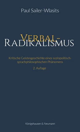 Abbildung von Sailer-Wlasits | Verbalradikalismus | 1. Auflage | 2021 | beck-shop.de