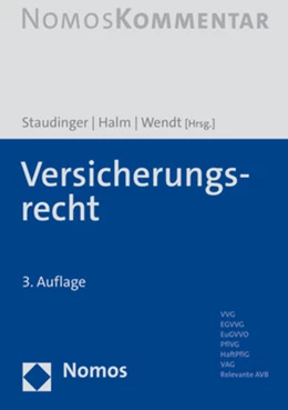 Abbildung von Staudinger / Halm | Versicherungsrecht | 3. Auflage | 2023 | beck-shop.de